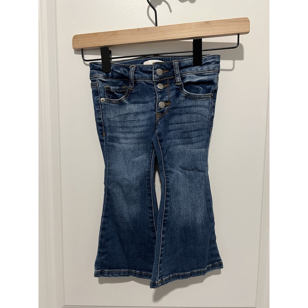 GB‎ Girls Denim Jeans Toddler Size 2T Flare Western